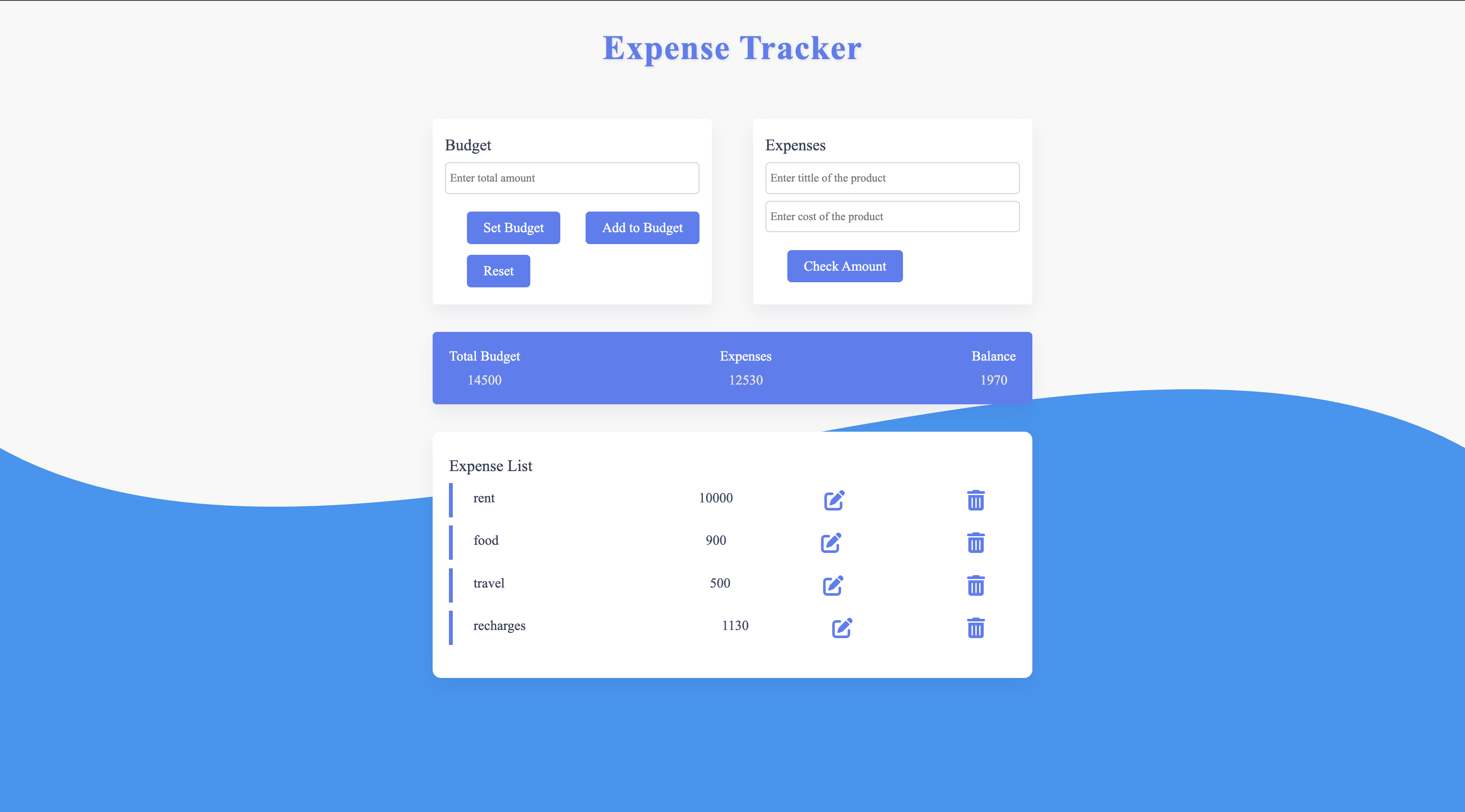Expense Tracker